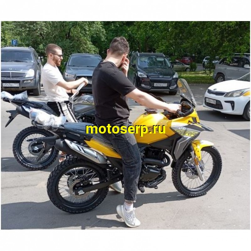 Купить  Мотоцикл внедорожный ATAKI CARRERA 300 (4T PR300) ПТС 19/17 (2025г.) Серый Тур-эндуро ЗА КОФРЫ +35000р. без дуг. (шт) (SM  купить с доставкой по Москве и России, цена, технические характеристики, комплектация фото  - motoserp.ru