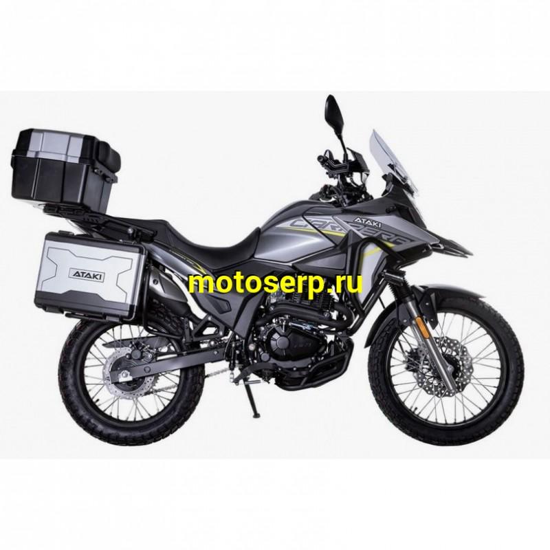 Купить  Мотоцикл внедорожный ATAKI CARRERA 300 (4T PR300) ПТС 19/17 (2025г.) Серый Тур-эндуро ЗА КОФРЫ +35000р. без дуг. (шт) (SM  купить с доставкой по Москве и России, цена, технические характеристики, комплектация фото  - motoserp.ru