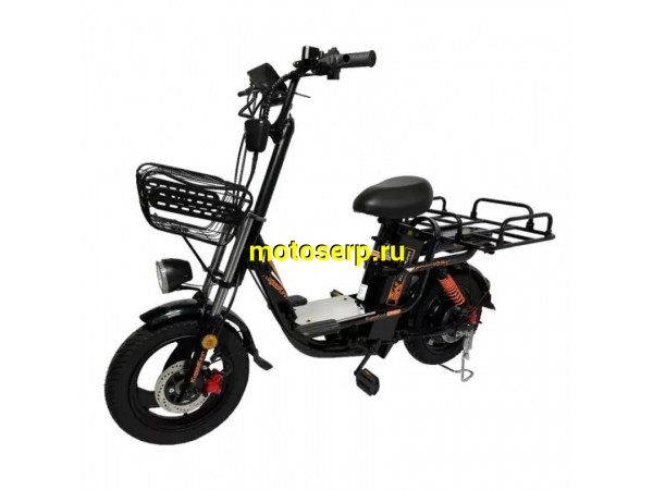 Купить  Электрокомплект 16" 1200 Вт Курьерский KG V3 PRO PLUS (21Ah) рама-сталь, тормз - гидр.Disk, съёмная Li-ion батарея 60V, 21Ah  (шт) (Кит купить с доставкой по Москве и России, цена, технические характеристики, комплектация фото  - motoserp.ru