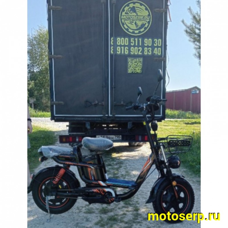 Купить  Электрокомплект 16" 1200 Вт Курьерский KG V3 PRO PLUS (28.6Ah) рама-сталь, тормз - гидр.Disk, съёмная Li-ion батарея 60V, 28.6Ah  (шт) (Кит купить с доставкой по Москве и России, цена, технические характеристики, комплектация фото  - motoserp.ru