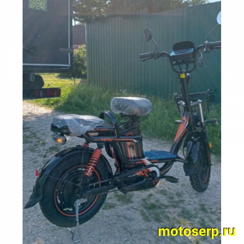 Купить  Электрокомплект 16" 1200 Вт Курьерский KG V3 PRO PLUS (28.6Ah) рама-сталь, тормз - гидр.Disk, съёмная Li-ion батарея 60V, 28.6Ah  (шт) (Кит купить с доставкой по Москве и России, цена, технические характеристики, комплектация фото  - motoserp.ru