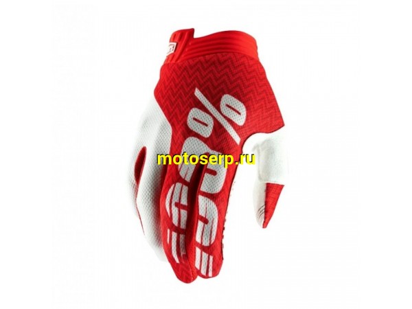 Купить  Перчатки 100% Ridefit Glove Fluo красный/белый (XL) (реплика) (пар) (Кокурин купить с доставкой по Москве и России, цена, технические характеристики, комплектация фото  - motoserp.ru