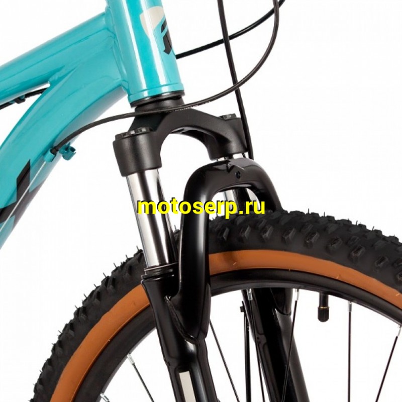 Купить  26" FOXX ARAGON бирюзовый (14) (АРАГОН) 26"; 8ск; рама-сталь; тормоз-Disk (шт) (ART (M купить с доставкой по Москве и России, цена, технические характеристики, комплектация фото  - motoserp.ru