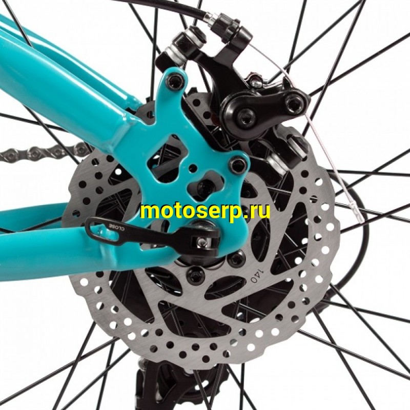 Купить  26" FOXX ARAGON бирюзовый (14) (АРАГОН) 26"; 8ск; рама-сталь; тормоз-Disk (шт) (ART (M купить с доставкой по Москве и России, цена, технические характеристики, комплектация фото  - motoserp.ru