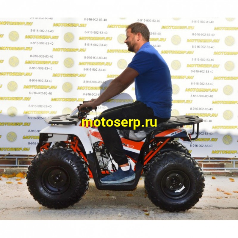 Купить  125cc Квадроцикл KAYO AU125 (белый пластик 2024 г) (ПТС)  (шт) (SM купить с доставкой по Москве и России, цена, технические характеристики, комплектация фото  - motoserp.ru
