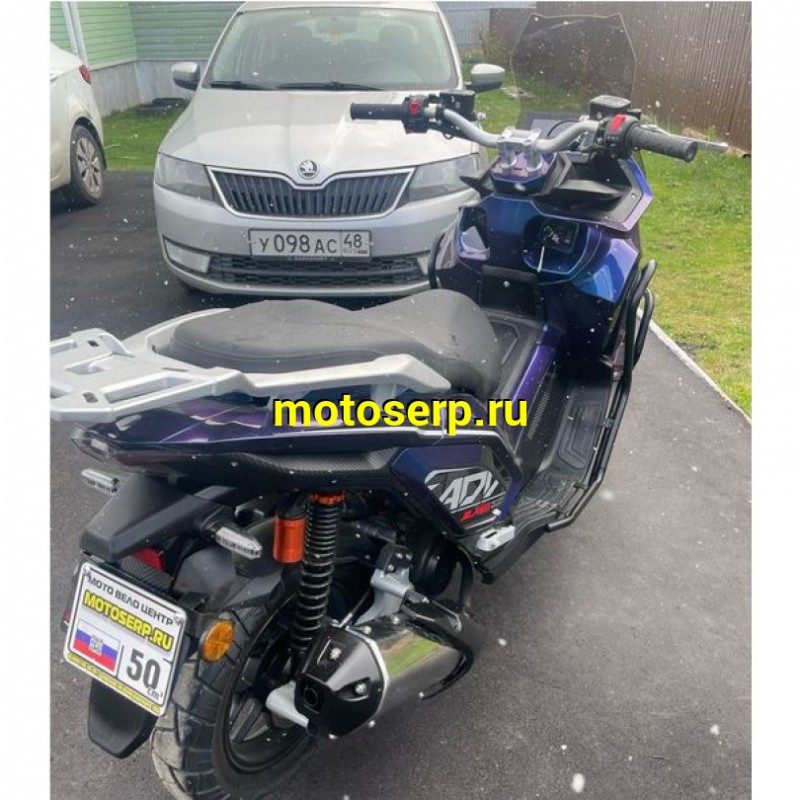Купить  Скутер Jilang ADV 2+ EFI 50сс ИНЖЕКТОР 14/13" дикс/бар, дуги, держатель телефона +шлем (шт) 01800  (Jilang купить с доставкой по Москве и России, цена, технические характеристики, комплектация фото  - motoserp.ru