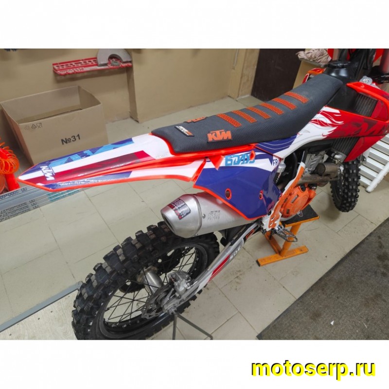 Купить  ====Мотоцикл Кросс КТМ 350 SX-F  Б/У 140м.ч. 2017 г, лайтовое использование, ни разу не вскрывался!! состояние отличное (шт) купить с доставкой по Москве и России, цена, технические характеристики, комплектация фото  - motoserp.ru