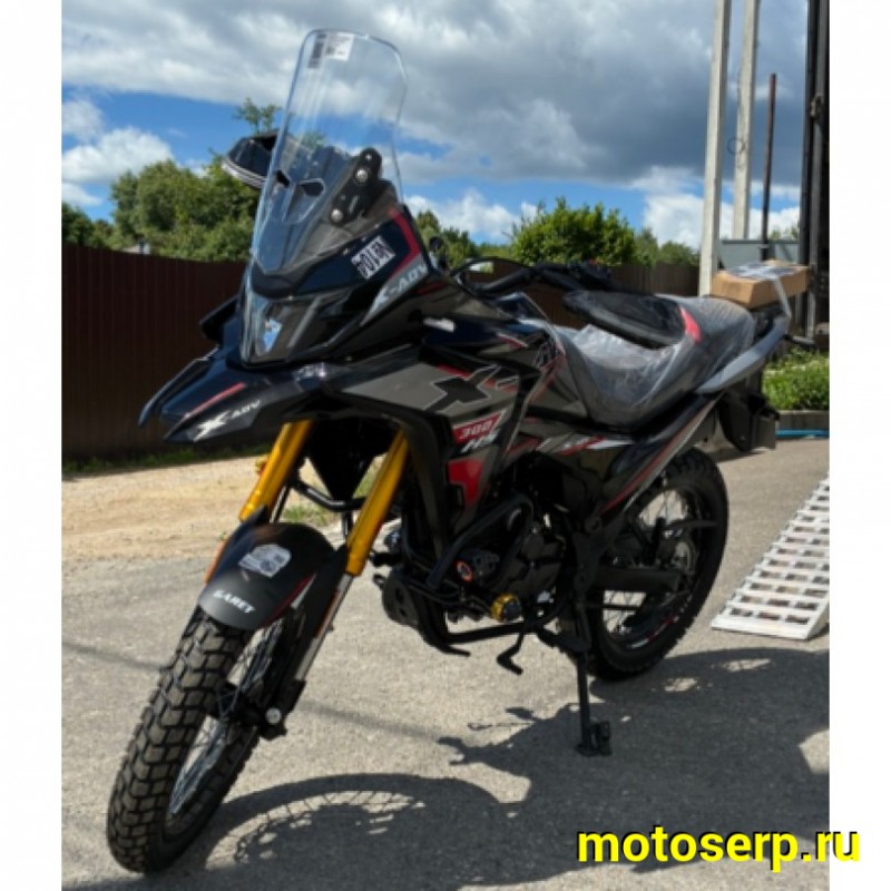 Купить  Мотоцикл внедорожный Motoland 300 ENDURO GARET черный (Гарет) Тур-эндуро ПТС  175FMM-5 PR, 19"/17" (шт) (ML 23501 купить с доставкой по Москве и России, цена, технические характеристики, комплектация фото  - motoserp.ru