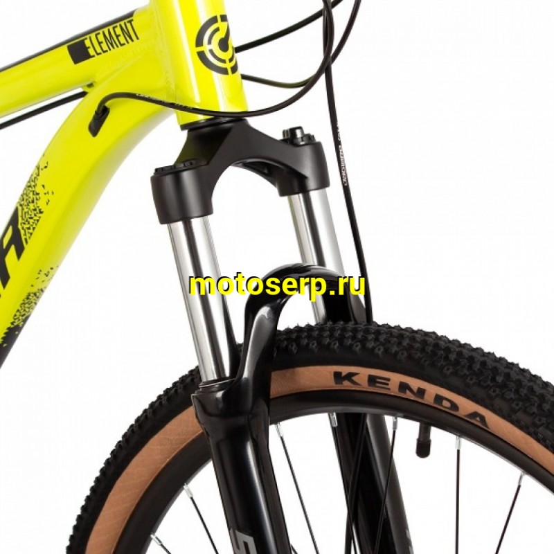 Купить  27.5" STINGER ELEMENT желтый (16") (СТИНГЕР ЭЛЕМЕНТ) 27.5" горный; 14ск; рама-алюминий; тормоз-Disk; вилка пружинно-эластомерная (шт) (ART купить с доставкой по Москве и России, цена, технические характеристики, комплектация фото  - motoserp.ru