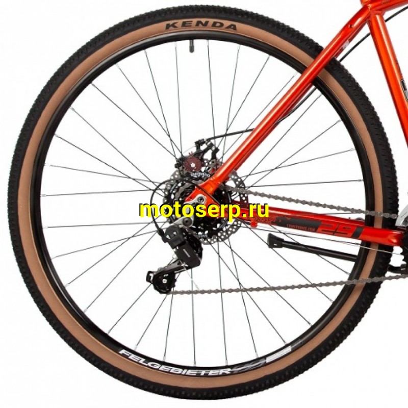Купить  29" STINGER ELEMENT оранжевый (18") (СТИНГЕР ЭЛЕМЕНТ) 29" горный; 14ск; рама-алюминий; тормоз-Disk; вилка пружинно-эластомерная (шт) (ART купить с доставкой по Москве и России, цена, технические характеристики, комплектация фото  - motoserp.ru
