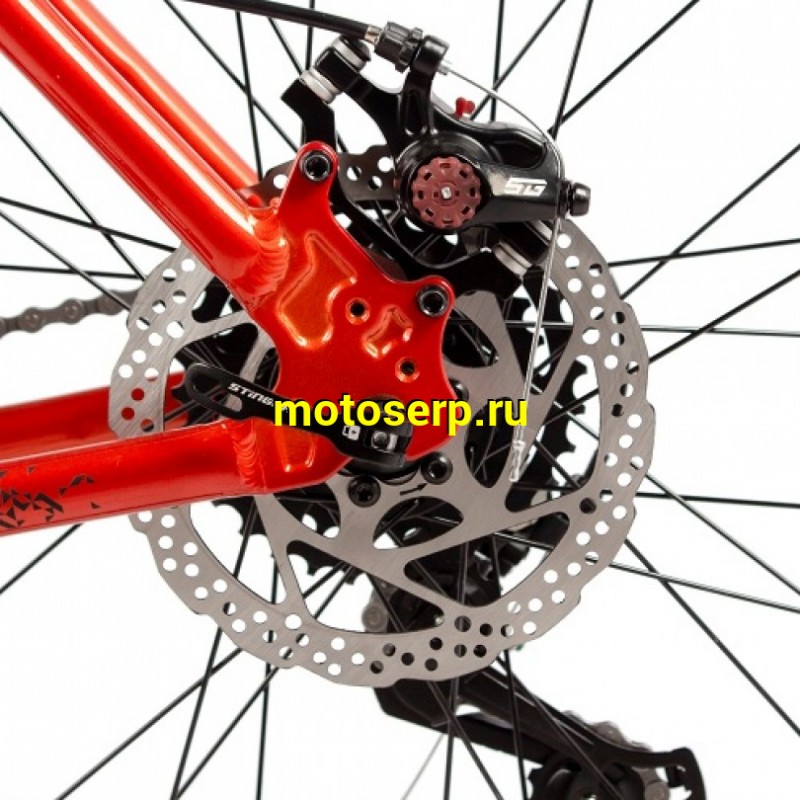 Купить  29" STINGER ELEMENT оранжевый (18") (СТИНГЕР ЭЛЕМЕНТ) 29" горный; 14ск; рама-алюминий; тормоз-Disk; вилка пружинно-эластомерная (шт) (ART купить с доставкой по Москве и России, цена, технические характеристики, комплектация фото  - motoserp.ru