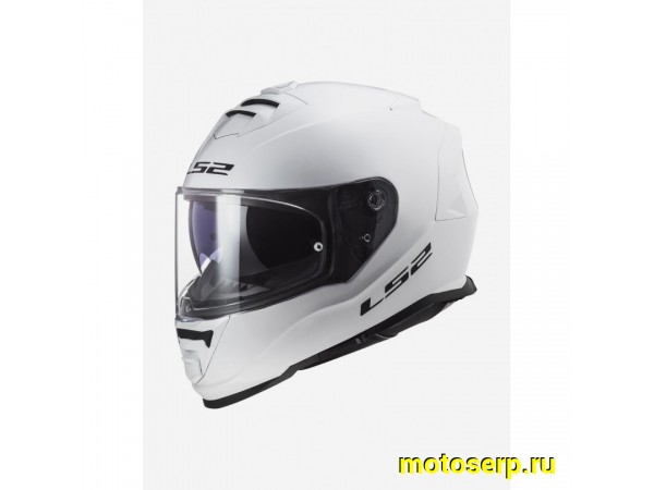 Купить  Шлем закрытый LS2 FF800 STORM II SOLID Gloss White (XXL) интеграл (шт) (LS2 купить с доставкой по Москве и России, цена, технические характеристики, комплектация фото  - motoserp.ru