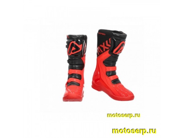 Купить  Мотоботы кросс. ACERBIS X-TEAM красный/ черный, р-р 45" (NQ) (пар) (0 купить с доставкой по Москве и России, цена, технические характеристики, комплектация фото  - motoserp.ru