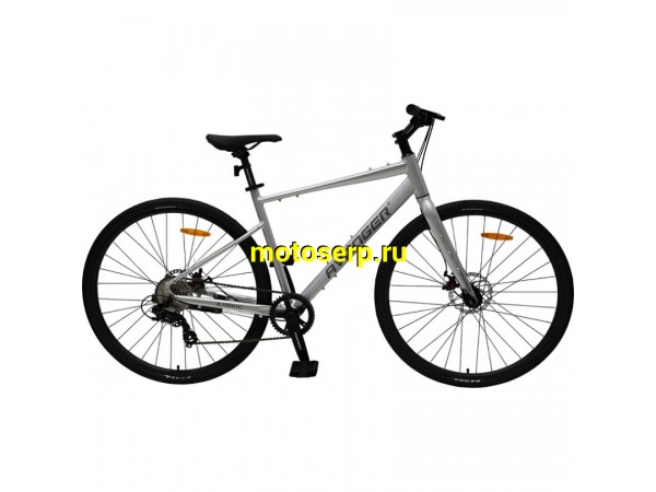 Купить  28" AVENGER A708DG серый (19”) (авенжер а708дж) 28”; горный; 8ск; рама-алюминий; тормоз-Disk (шт) (ART купить с доставкой по Москве и России, цена, технические характеристики, комплектация фото  - motoserp.ru