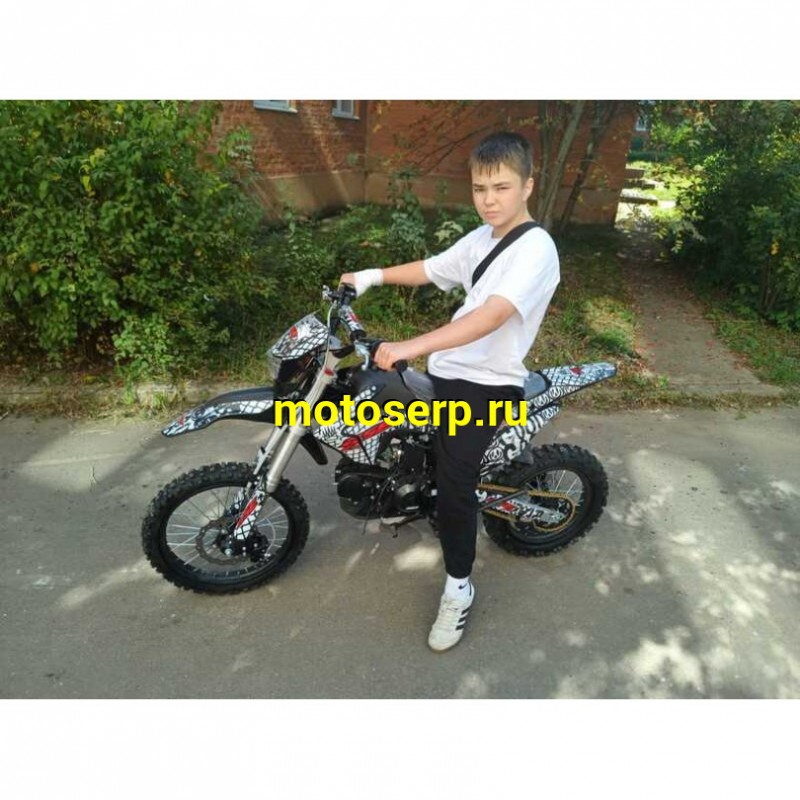 Купить  Питбайк BSE EX125 17/14 Max13 White Red (040) (шт)  купить с доставкой по Москве и России, цена, технические характеристики, комплектация фото  - motoserp.ru