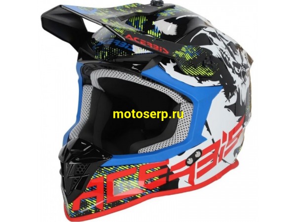 Купить  Шлем Кросс Acerbis LINEAR 22-06 White/Black (M) (шт) (Acerbis 0025316.237.064 купить с доставкой по Москве и России, цена, технические характеристики, комплектация фото  - motoserp.ru