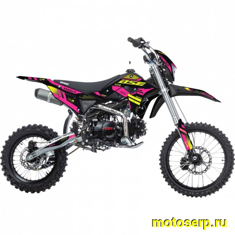 Купить  Питбайк BSE PH 125 17/14 AK47 Yellow (015)  (шт) купить с доставкой по Москве и России, цена, технические характеристики, комплектация фото  - motoserp.ru