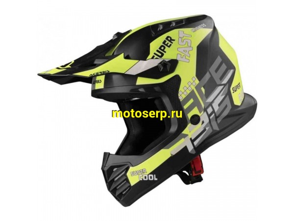 Купить  Шлем Кросс (Детский) Acerbis PROFILE JUNIOR Black/Yellow-Fluo (YL) (шт) (Acerbis 0025401.444.054 купить с доставкой по Москве и России, цена, технические характеристики, комплектация фото  - motoserp.ru