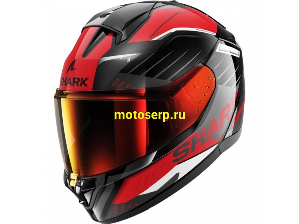 Купить  Шлем закрытый интеграл SHARK RIDILL 2 BERSEK Black/Red/Anthracite (XXL) (шт) (SHARK HE1122E-KRA-XXL купить с доставкой по Москве и России, цена, технические характеристики, комплектация фото  - motoserp.ru