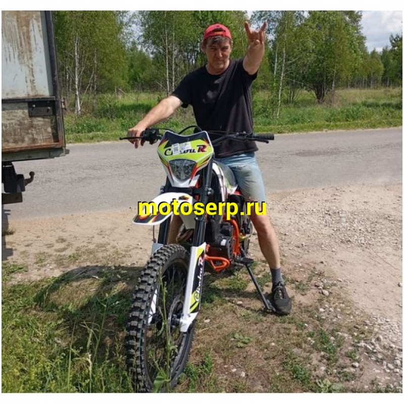 Купить  Мотоцикл Кросс/Эндуро BRZ ChebuR 300 B18 (CB300 спортинв) 300сс ,ZS175FMM-3, 21"/18"(шт) (ФОТО (BRZ купить с доставкой по Москве и России, цена, технические характеристики, комплектация фото  - motoserp.ru