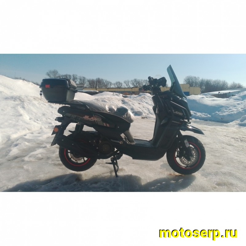 Купить  Скутер Jilang TANK-3 EFI 50сс 12/12" ИНЖЕКТОР, дикс/диск, дуги, кофр, держатель телефона, кофр (шт) 01700 (Jilang  (К-дар купить с доставкой по Москве и России, цена, технические характеристики, комплектация фото  - motoserp.ru