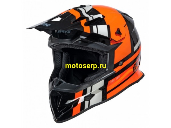 Купить  Шлем Кросс IXS 363 2.3 X12038 036 черный/оранжевый р-р XL  (шт)  (IXS X1208_036_XL купить с доставкой по Москве и России, цена, технические характеристики, комплектация фото  - motoserp.ru