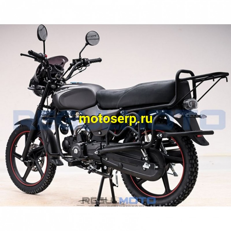Купить  Мопед Regulmoto Alpha (RM-6) Черный матовый 4Т; 50cc;  колеса 17/17 (шт) 01250 (ФОТО купить с доставкой по Москве и России, цена, технические характеристики, комплектация фото  - motoserp.ru
