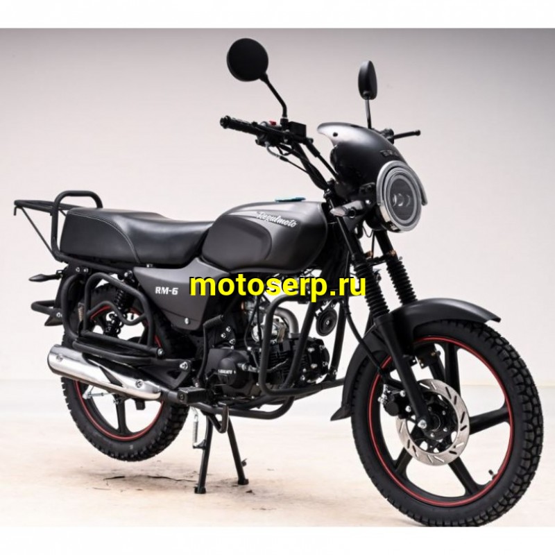 Купить  Мопед Regulmoto Alpha (RM-6) Серый 4Т; 50cc;  колеса 17/17 (шт) 01250 (ФОТО купить с доставкой по Москве и России, цена, технические характеристики, комплектация фото  - motoserp.ru