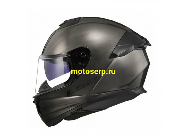 Купить  Шлем закрытый LS2 FF800 STORM II JEANS Titanium (M) интеграл (шт) (LS2 купить с доставкой по Москве и России, цена, технические характеристики, комплектация фото  - motoserp.ru