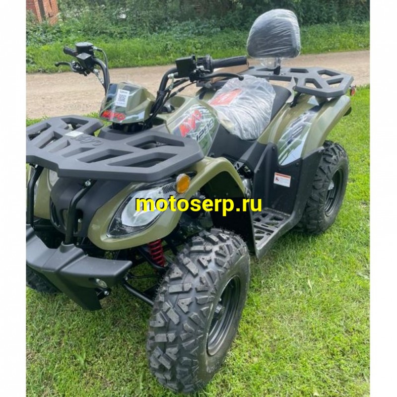 Купить  200cc Квадроцикл KAYO AU200  спинка (ПТС) ЗЕЛЕНЫЙ ХАКИ, LX163FML Loncin 200сс, 10/10" электростарт, диск/диск, приборка (шт) (SM (ФОТО купить с доставкой по Москве и России, цена, технические характеристики, комплектация фото  - motoserp.ru
