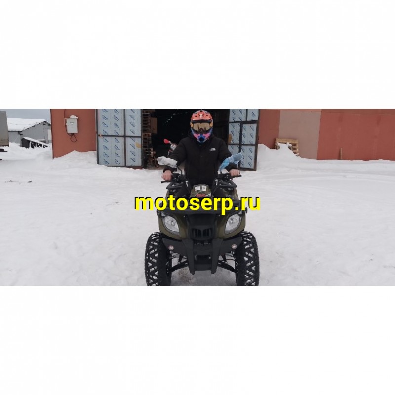 Купить  200cc Квадроцикл KAYO AU200 спинка ЗЕЛЕНЫЙ ХАКИ, (ПТС) LX163FML Loncin 200сс, 10/10" электростарт, диск/диск, приборка (шт) (SM купить с доставкой по Москве и России, цена, технические характеристики, комплектация фото  - motoserp.ru
