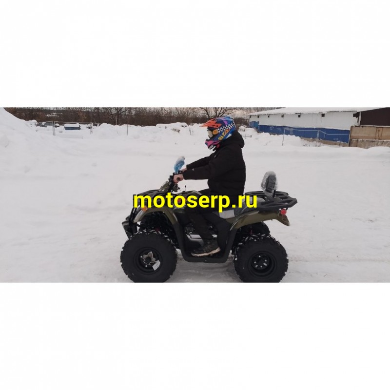 Купить  200cc Квадроцикл KAYO AU200 спинка ЗЕЛЕНЫЙ ХАКИ, (ПТС) LX163FML Loncin 200сс, 10/10" электростарт, диск/диск, приборка (шт) (SM купить с доставкой по Москве и России, цена, технические характеристики, комплектация фото  - motoserp.ru