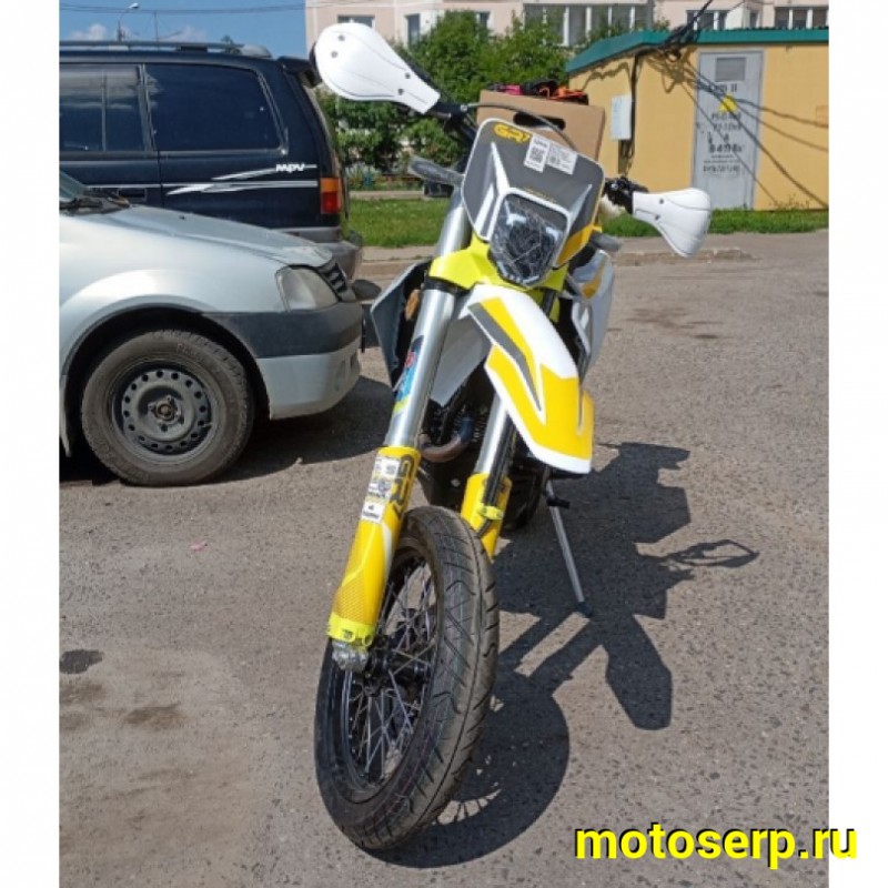 Купить  Мотоцикл Кросс/Эндуро GR7 F300A (4T YB300H) Motard ПТС 2026г. (шт) (GR (ФОТО купить с доставкой по Москве и России, цена, технические характеристики, комплектация фото  - motoserp.ru