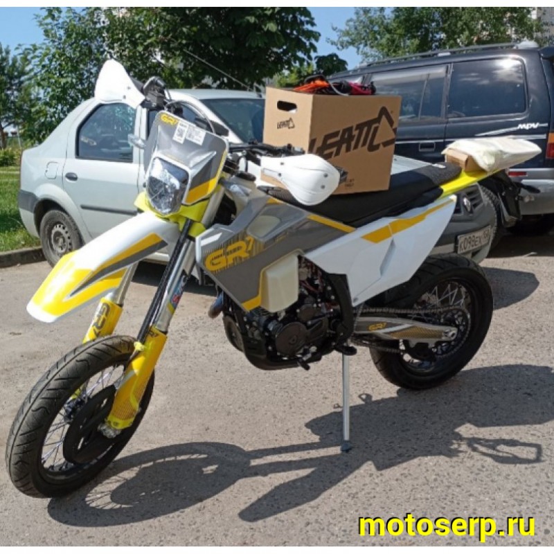 Купить  Мотоцикл Кросс/Эндуро GR7 F300A (4T YB300H) Motard ПТС 2026г. (шт) (GR (ФОТО купить с доставкой по Москве и России, цена, технические характеристики, комплектация фото  - motoserp.ru