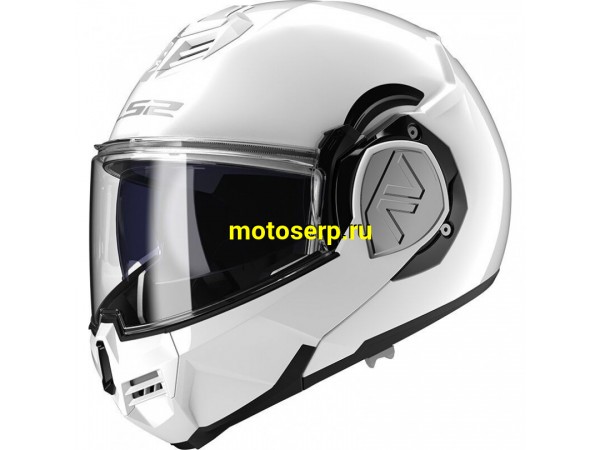 Купить  Шлем трансформер (модуляр) LS2 FF906 ADVANT SOLID White (XL) интеграл (шт) (LS2 купить с доставкой по Москве и России, цена, технические характеристики, комплектация фото  - motoserp.ru