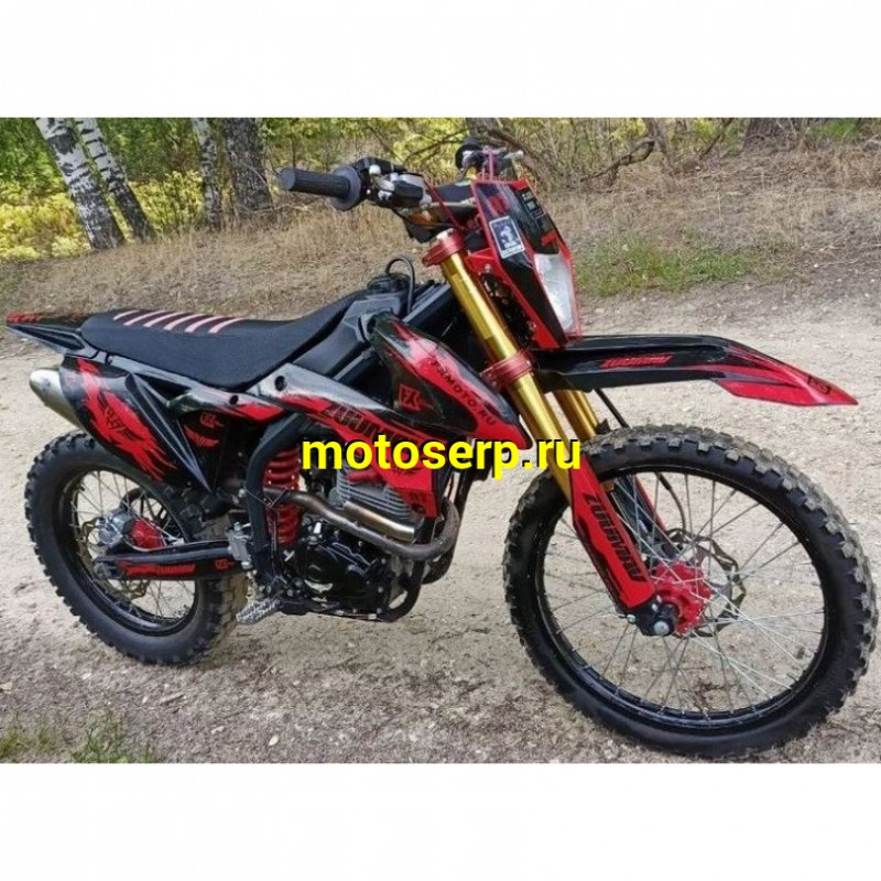 Купить  Мотоцикл Кросс/Эндуро ZUUMAV A7 250сс (спортинв)  ZS172FMM 21/18" эл/кикстарт, 5пер.  (шт) (ZUUMAV  купить с доставкой по Москве и России, цена, технические характеристики, комплектация фото  - motoserp.ru