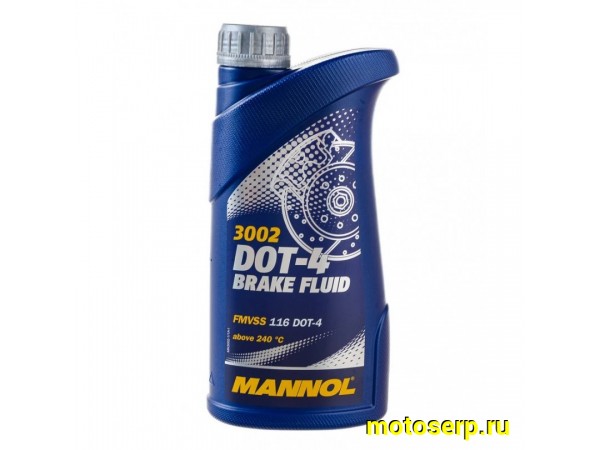 Купить  Тормозная жидкость DOT 4 Mannol 910ML (шт) (Mannol 3002 купить с доставкой по Москве и России, цена, технические характеристики, комплектация фото  - motoserp.ru