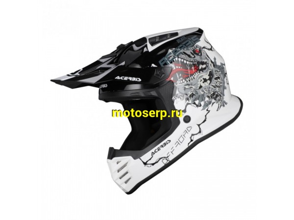 Купить  Шлем Кросс (Детский) Acerbis PROFILE JUNIOR White/Black (YXL) (шт) (Acerbis 0025401.237.056 купить с доставкой по Москве и России, цена, технические характеристики, комплектация фото  - motoserp.ru