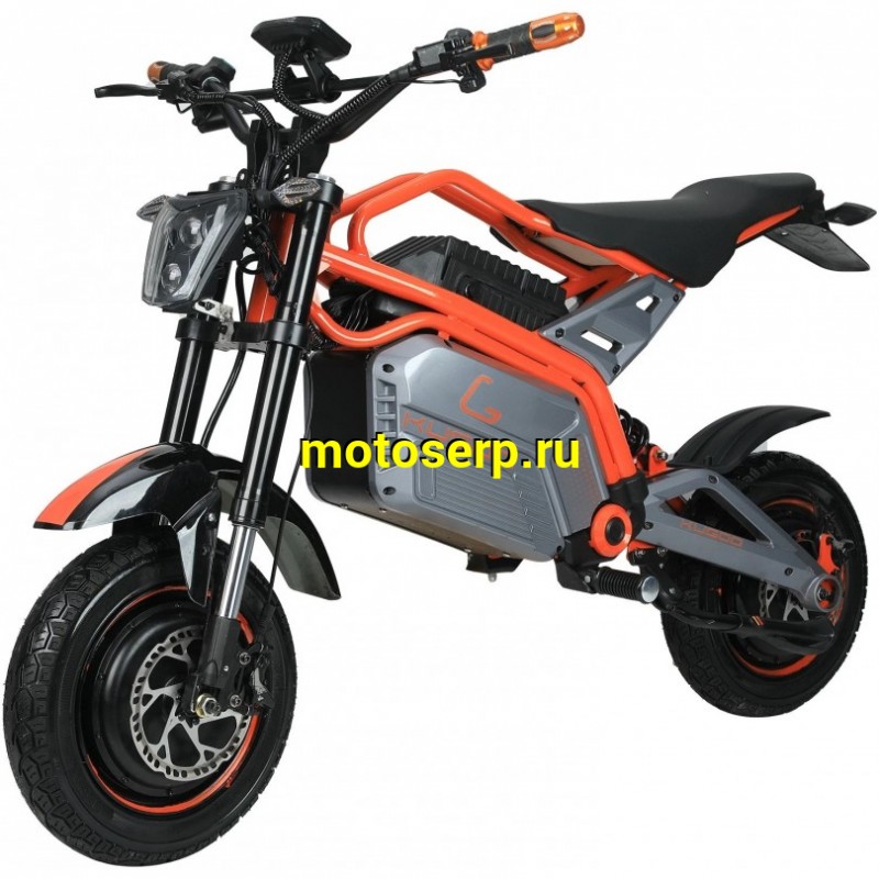 Купить  Мотоцикл электро, электромотоцикл KG R2 1200 Ват, 60V 31.2Ah, (полноведущий 2 мотор-колеса), два аморт.,тормоза гидр.Disk (шт) купить с доставкой по Москве и России, цена, технические характеристики, комплектация фото  - motoserp.ru