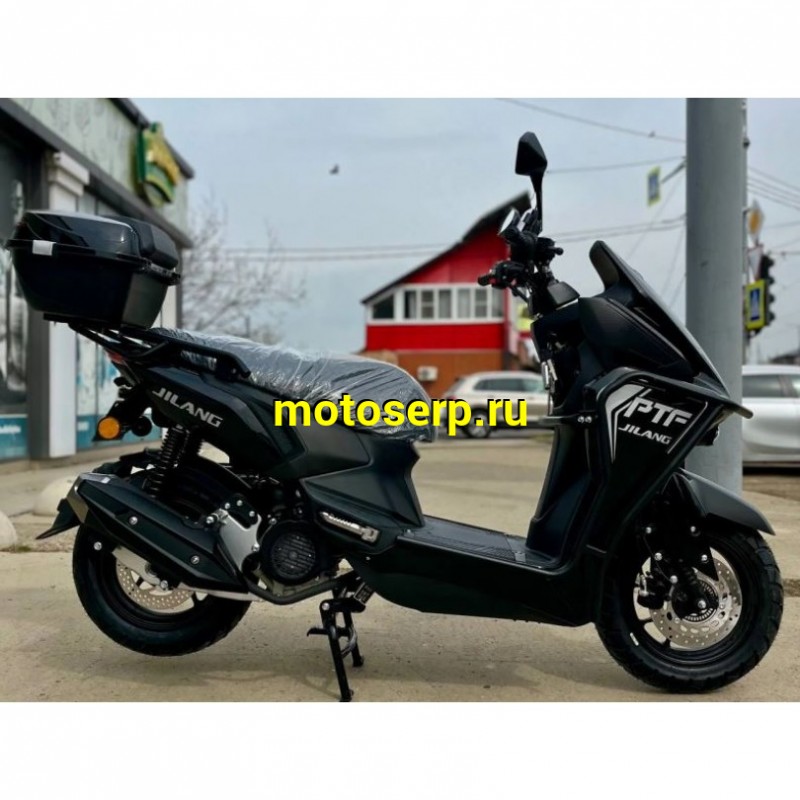 Купить  Скутер Jilang PTF 50 EFI 50cc 12/12" ИНЖЕКТОР, дикс/диск, дуги, кофр, USB. держатель телефона (шт) 01500 (Естай (К-дар купить с доставкой по Москве и России, цена, технические характеристики, комплектация фото  - motoserp.ru