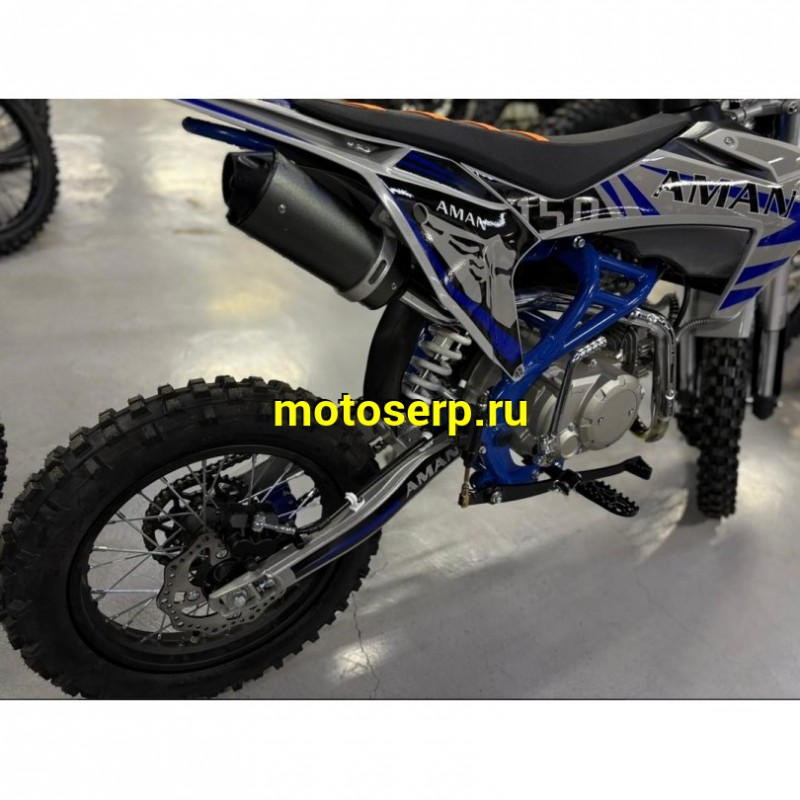 Купить  Питбайк Aman-150, 17/14" (спортинв), 150сс 4Т, эл/кикстартер, карб., маслян. охл. (шт) (Естай купить с доставкой по Москве и России, цена, технические характеристики, комплектация фото  - motoserp.ru