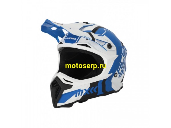 Купить  Шлем Кросс Acerbis PROFILE 5 22-06 White/Blue (S) (шт) (Acerbis 0025274.232.062 купить с доставкой по Москве и России, цена, технические характеристики, комплектация фото  - motoserp.ru