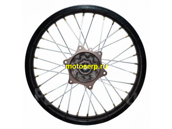 Купить  Колесо 18" заднее (диск колеса) спицованное 2.15-18" (ось ???мм) Regulmoto ZR, CR-Z, Sport 003Pro, Atlete Pro (шт) (Regul 300650 купить с доставкой по Москве и России, цена, технические характеристики, комплектация фото  - motoserp.ru