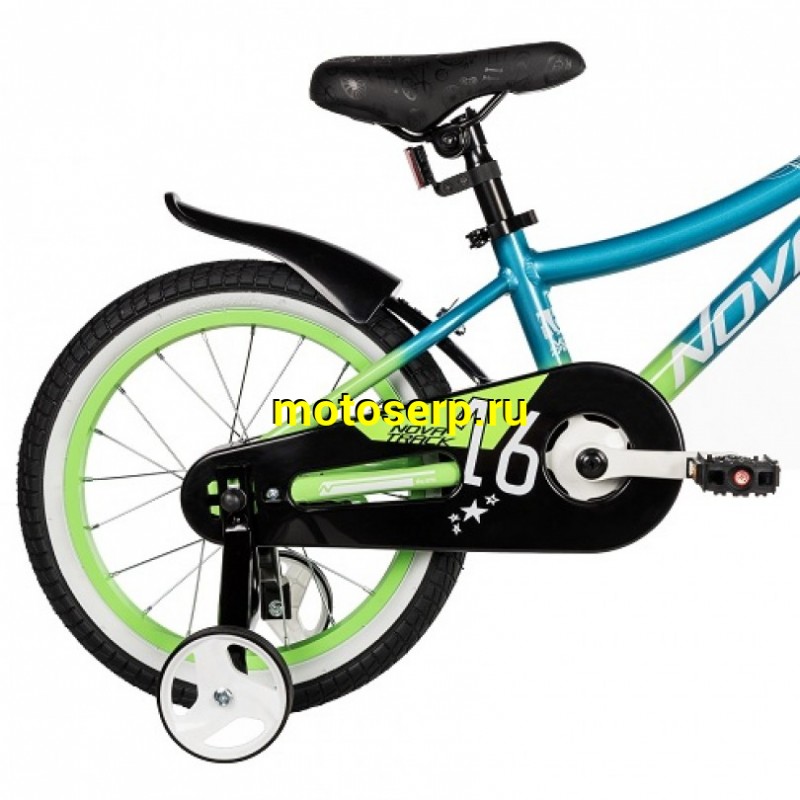 Купить  16" NOVATRACK KATRINA зеленый (НОВАТРЕК КАТРИНА) 16"; 1ск ; рама-алюм; тормоз-V-Brake (шт) (ART (M купить с доставкой по Москве и России, цена, технические характеристики, комплектация фото  - motoserp.ru