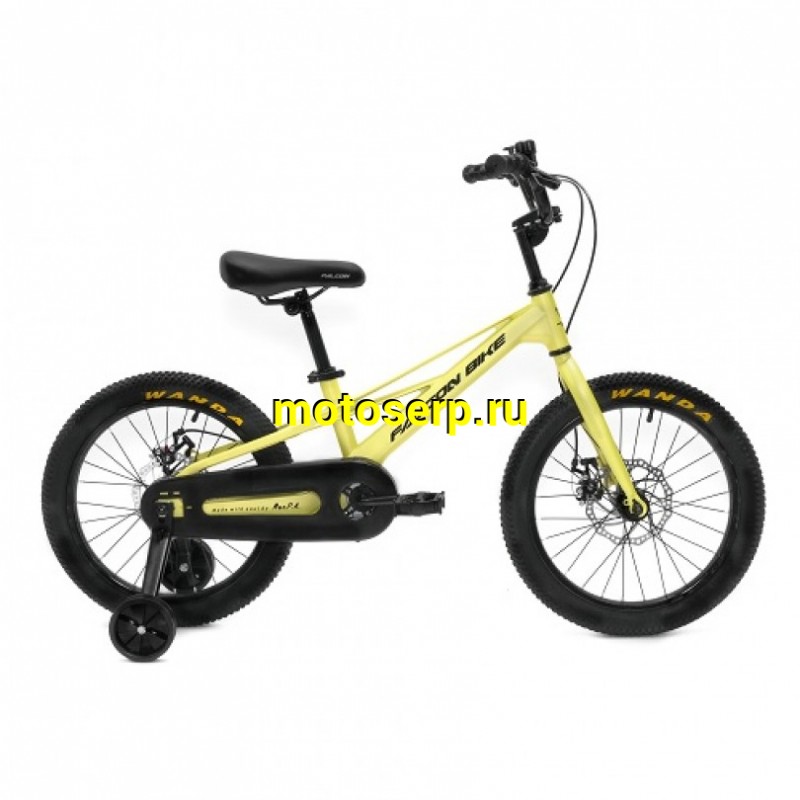 Купить  18" FALCON BIKE MILD желтый (Фалкон Милд) 18"; 1ск; рама-магний; тормоз-Disk (шт) (ART (M купить с доставкой по Москве и России, цена, технические характеристики, комплектация фото  - motoserp.ru
