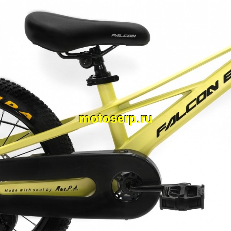 Купить  18" FALCON BIKE MILD желтый (Фалкон Милд) 18"; 1ск; рама-магний; тормоз-Disk (шт) (ART (M купить с доставкой по Москве и России, цена, технические характеристики, комплектация фото  - motoserp.ru