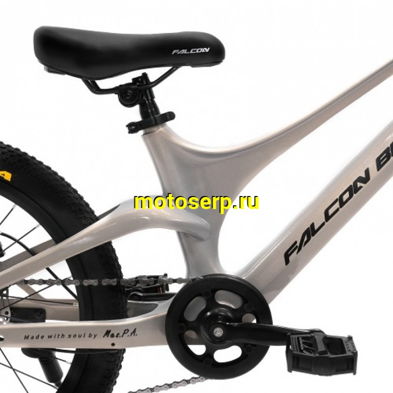 Купить  20" скоросной FALCON BIKE MILD серый (Фалькон Байк Милд) 20"; 6ск; рама-магний; тормоз-Disk (шт) (ART купить с доставкой по Москве и России, цена, технические характеристики, комплектация фото  - motoserp.ru