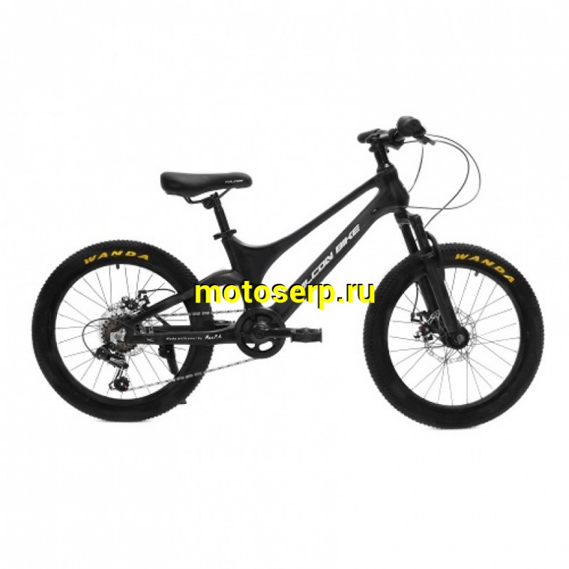 Купить  20" скоростной FALCON BIKE MILD черный (Фалькон Байк Милд) 20"; 6ск; рама-магний; тормоз-Disk (шт) (ART купить с доставкой по Москве и России, цена, технические характеристики, комплектация фото  - motoserp.ru