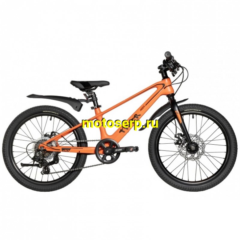 Купить  20" скоростной NOVATRACK TIGER оранжевый (НОВАТРЕК ТИГР) 20"; 6ск; рама-магний; тормоз-Disk (шт) (ART (M купить с доставкой по Москве и России, цена, технические характеристики, комплектация фото  - motoserp.ru