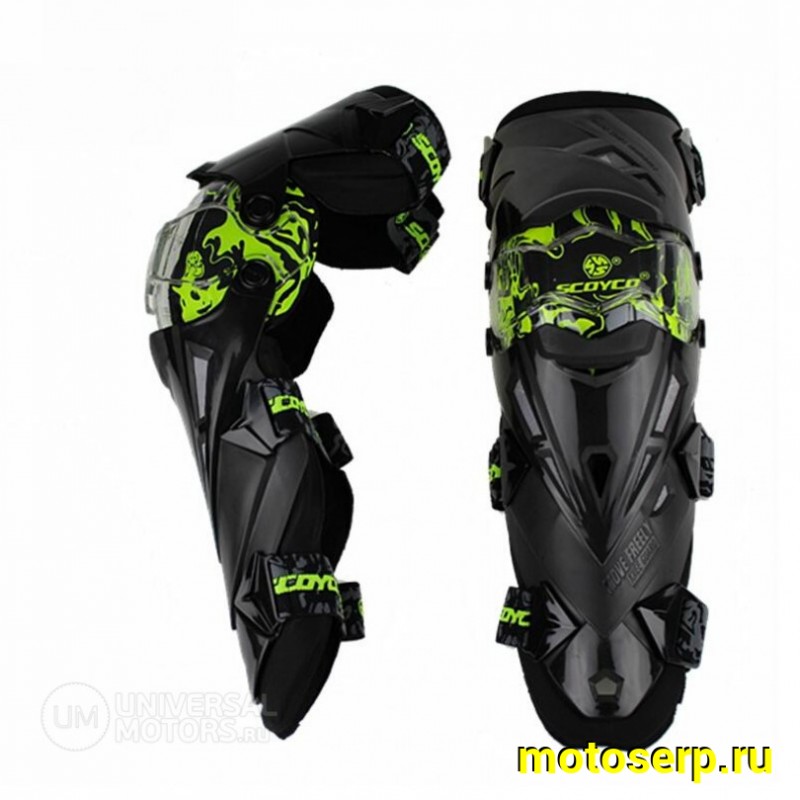 Купить  Наколенники SCOYCO K12, цвет Зеленый OEM (пар) (CK купить с доставкой по Москве и России, цена, технические характеристики, комплектация фото  - motoserp.ru